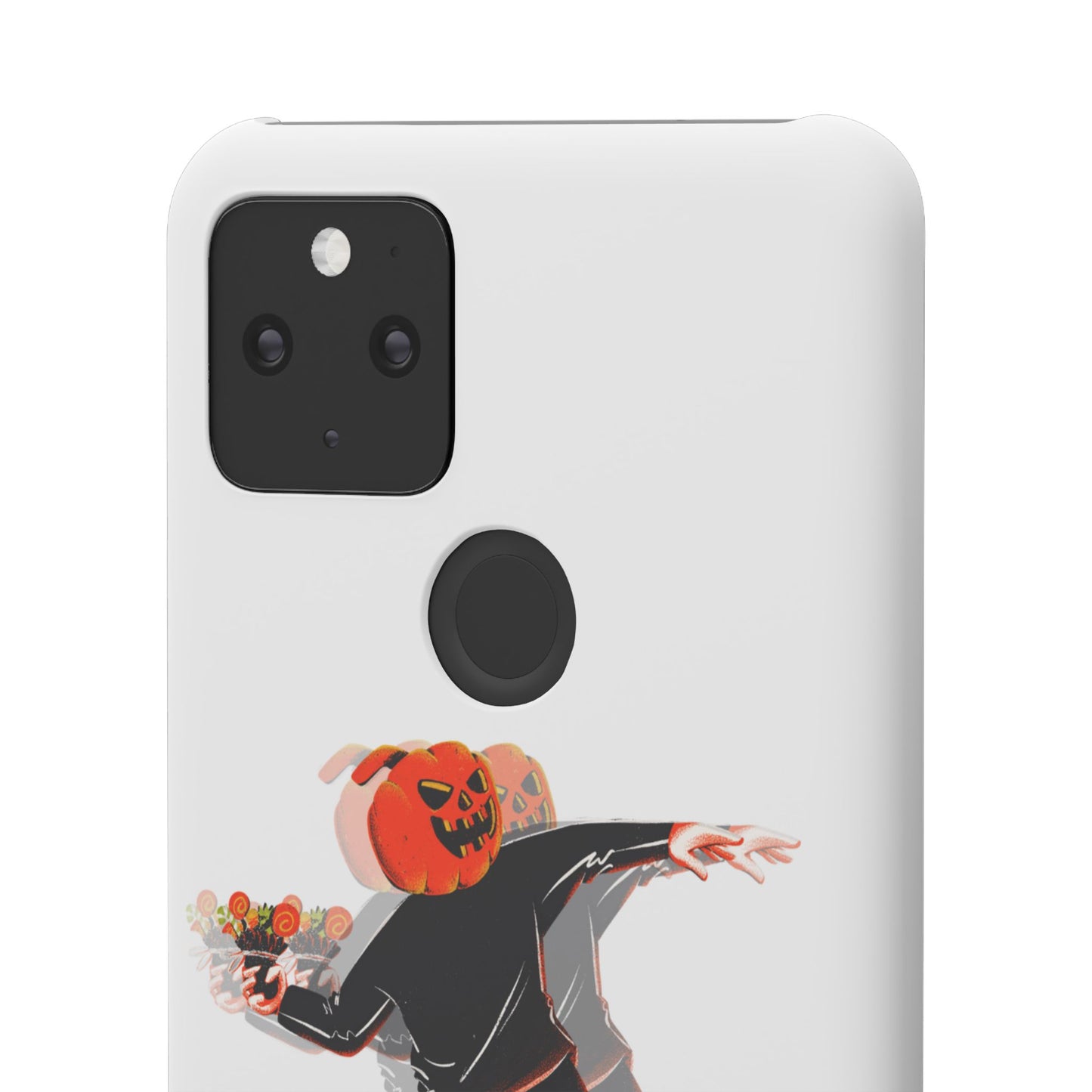 Pumpksy | Coque snap légère et résistante inspiration Banksy – Blanc