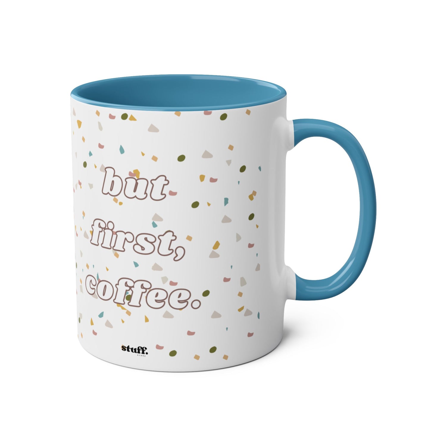 but first, coffee two-tone coffee mug