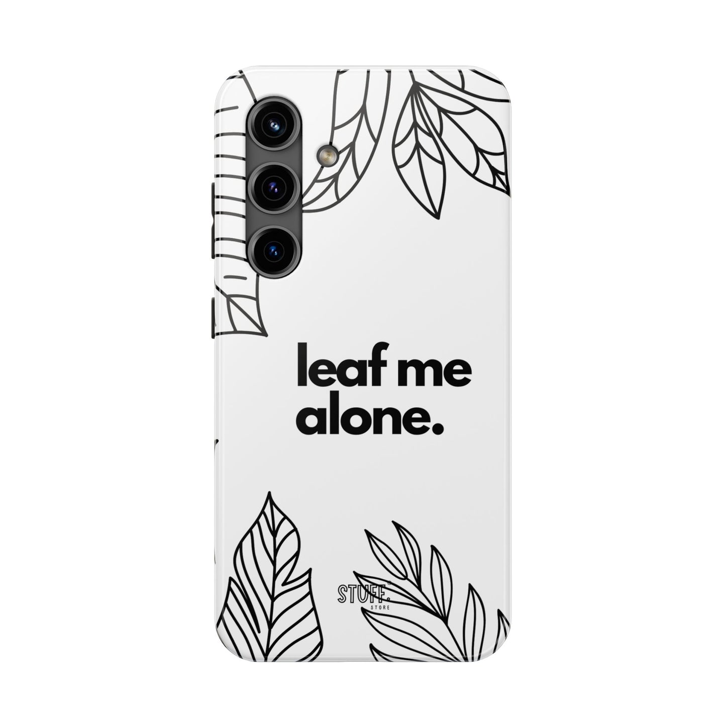 Leaf Me Case | Coque résistante double protection avec design minimaliste