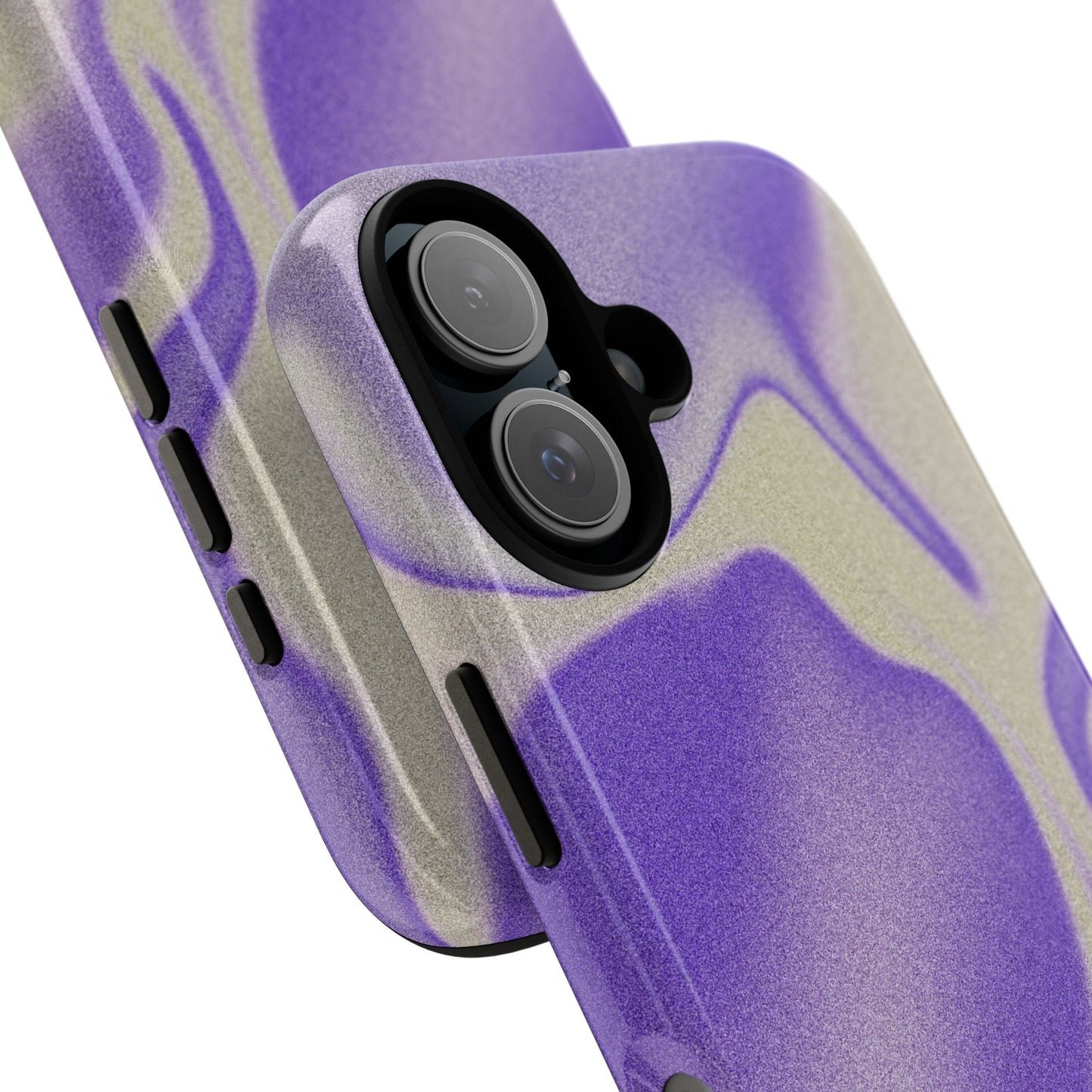 Swirly Case | Coque résistante double protection - Motif vague pourpre