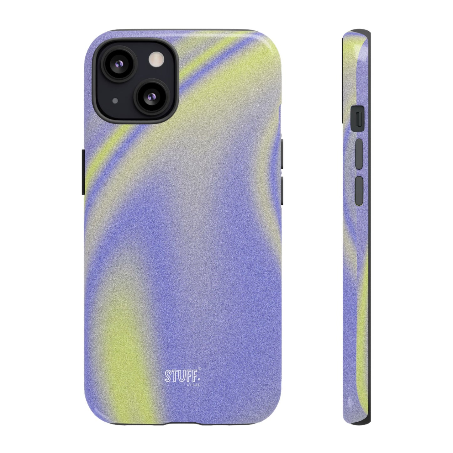 Vibrant Case | Coque résistante double protection anti-choc - Violet & Jaune