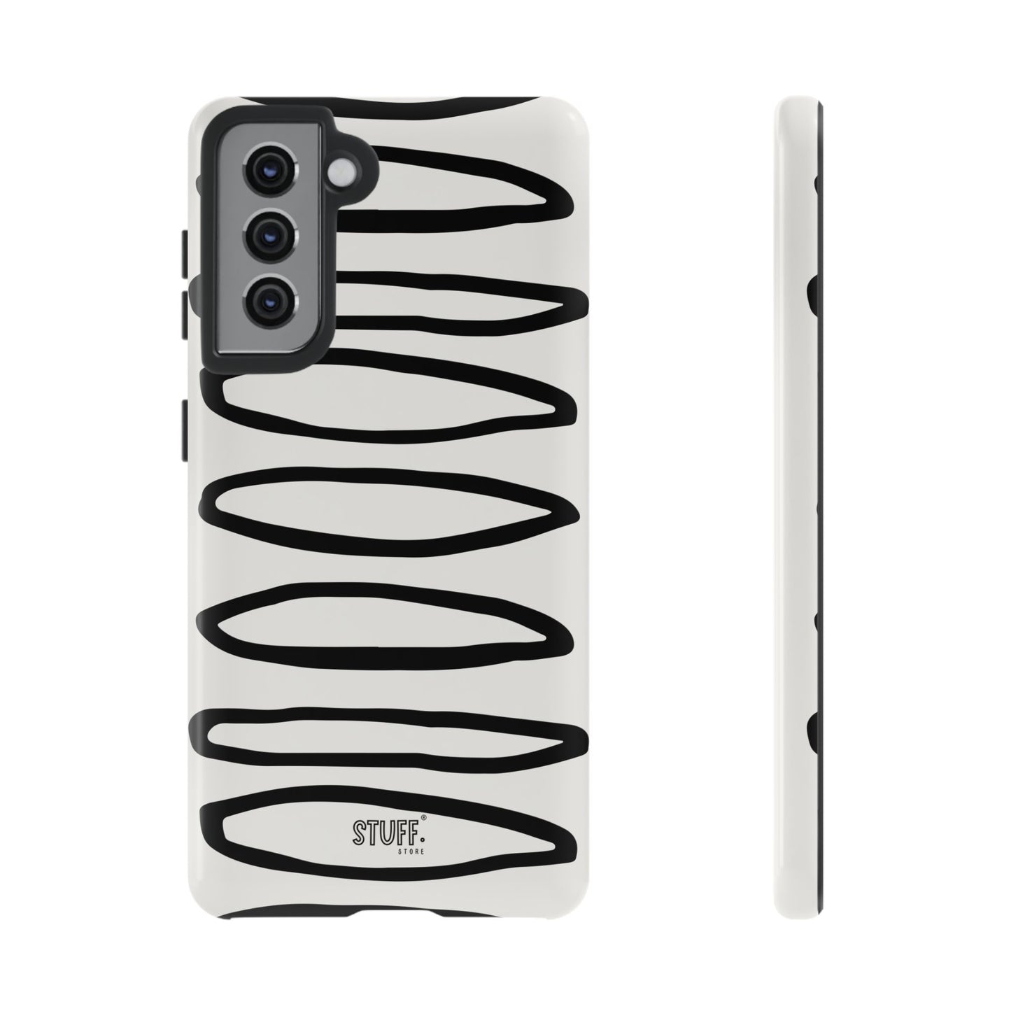 Loopy Case | Coque résistante double protection - Motif cercles abstraits