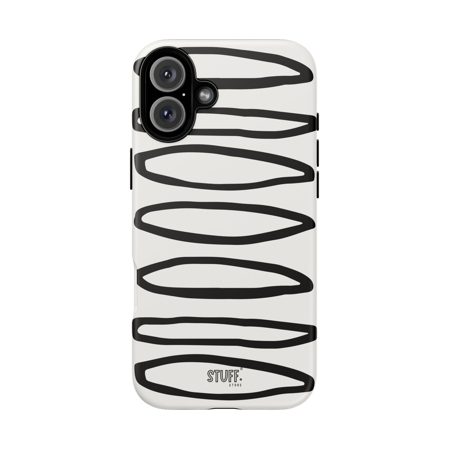 Loopy Case | Coque résistante double protection - Motif cercles abstraits