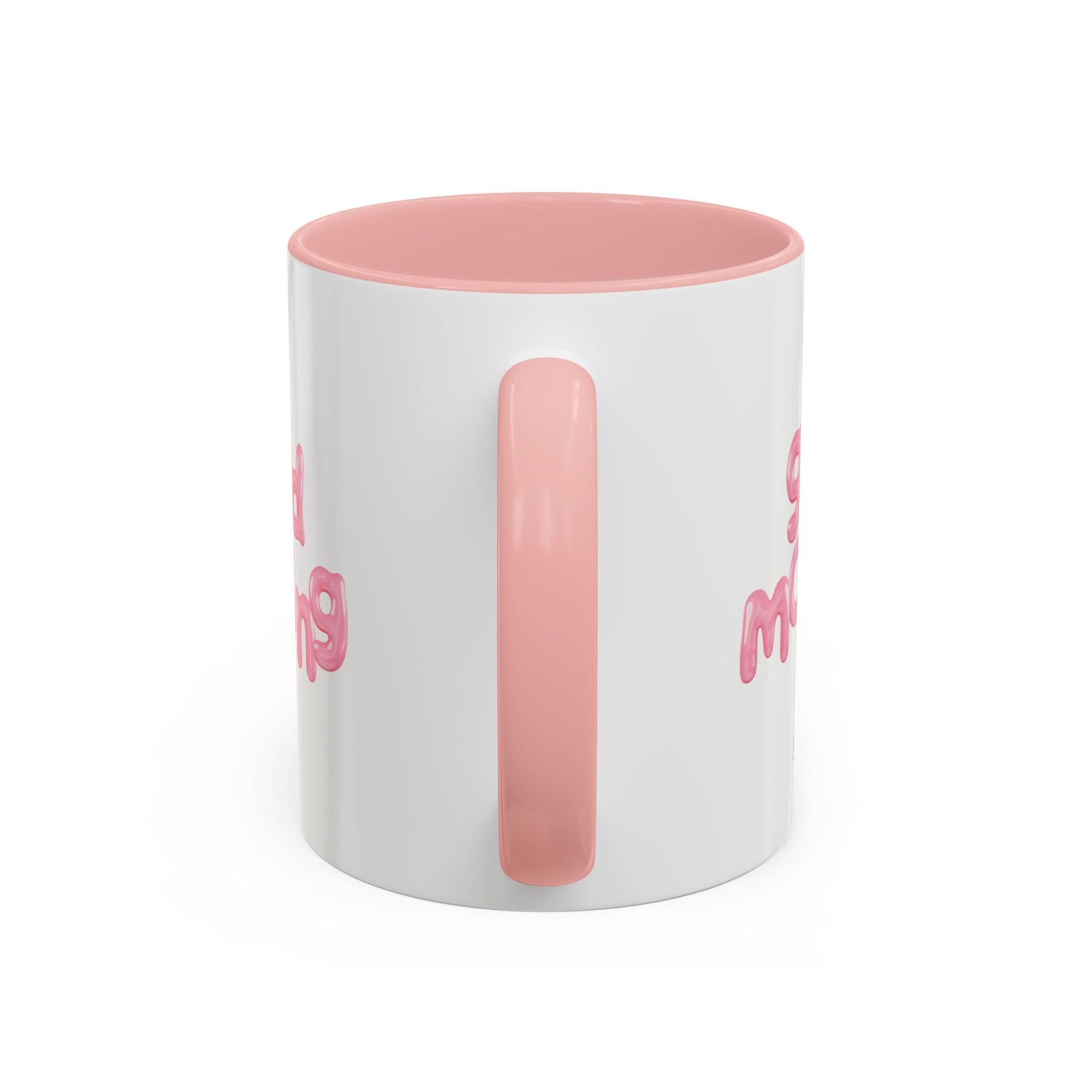 Balloon Cup | Two-tone ceramic mug with "balloon" lettering - 330ml
