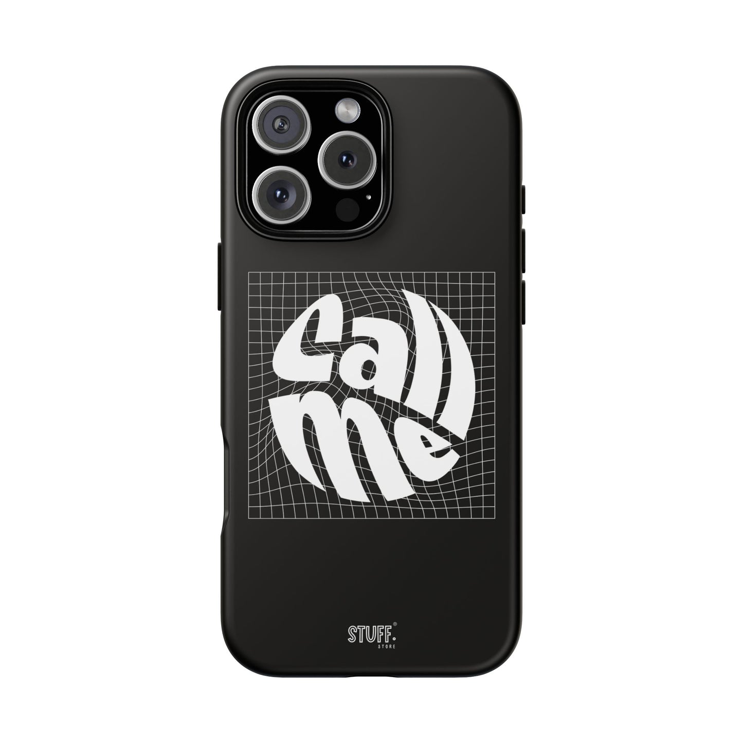 Call Me Case | Coque résistante double protection - Noir Effet Mat