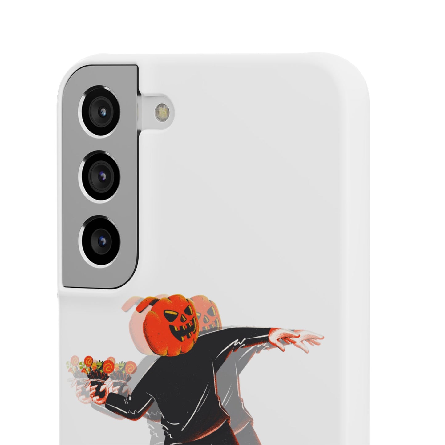 Pumpksy | Coque snap légère et résistante inspiration Banksy – Blanc