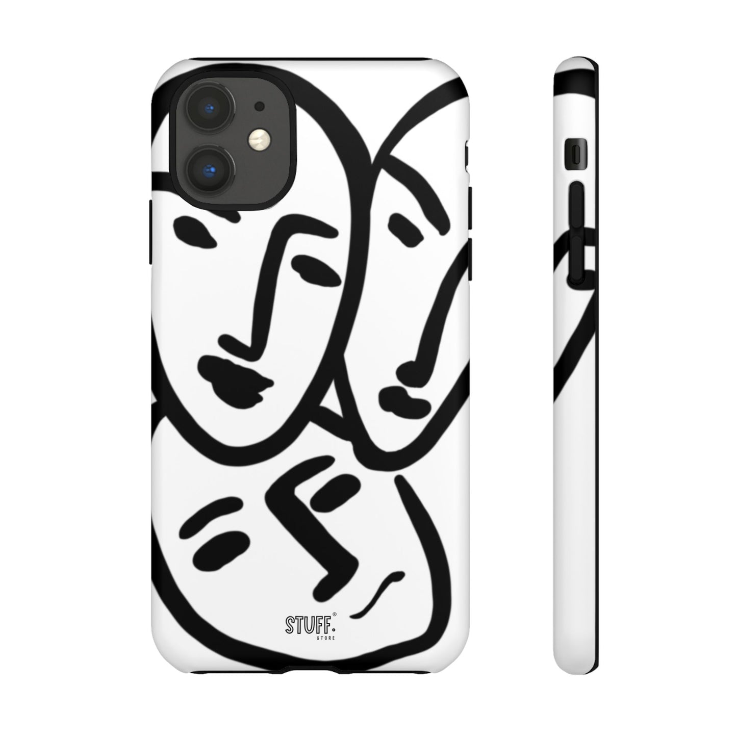 Les Trois Visages | Coque résistante double protection — inspiration Matisse