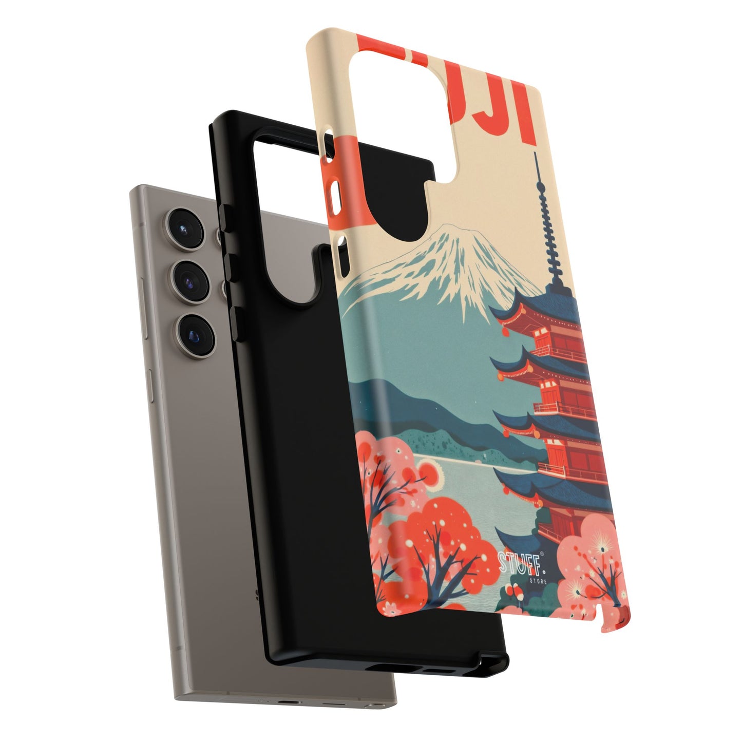 Fuji Case | Coque résistante double protection avec Design Mont Fuji