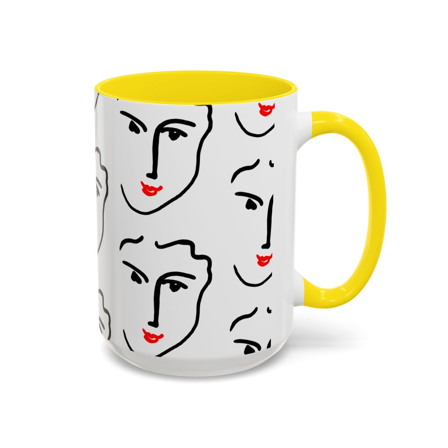 Nadia Cup | Matisse-inspired two-tone mug - 330ml