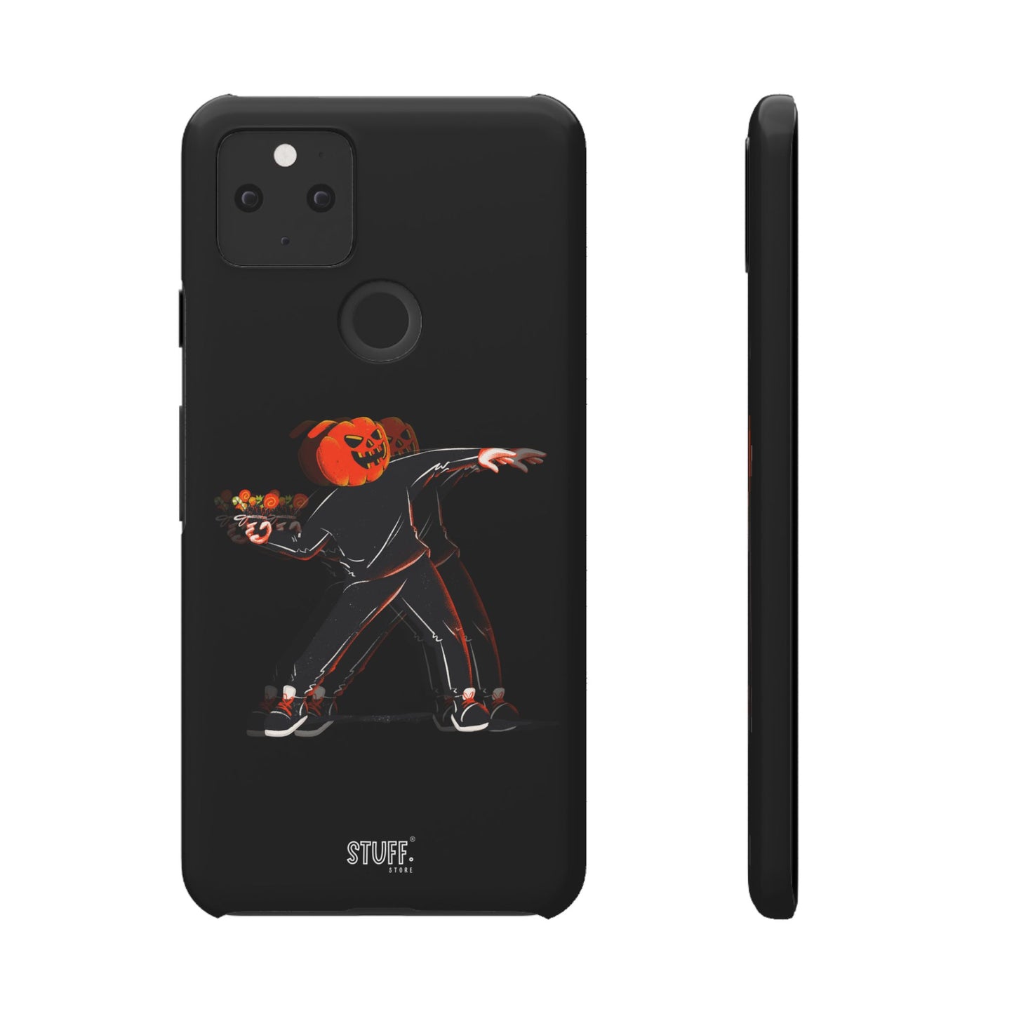 Pumpksy | Coque snap légère et résistante inspiration Banksy – Noir