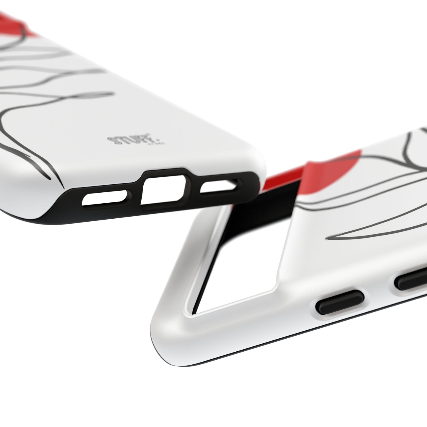 Red Sun Case | Coque résistante double protection avec Design Minimaliste