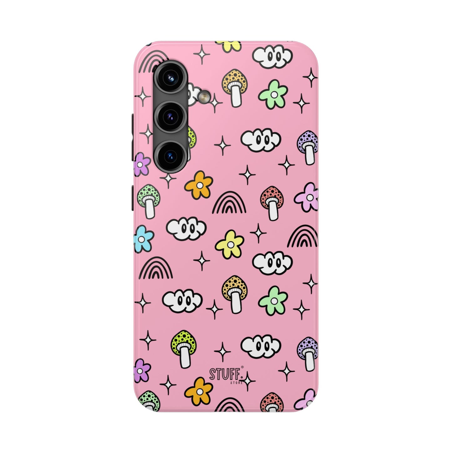Pixie Case | Coque résistante double protection | Pixie Collection - Pink Matte Effect