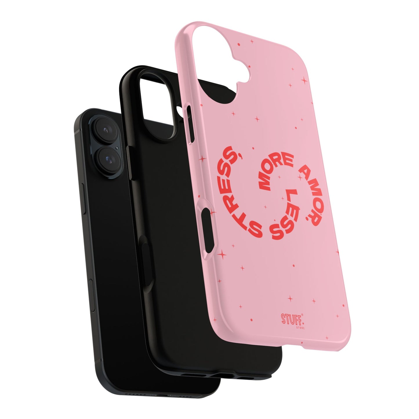 More Amor Case | Coque résistante double protection avec phrase Bienveillante