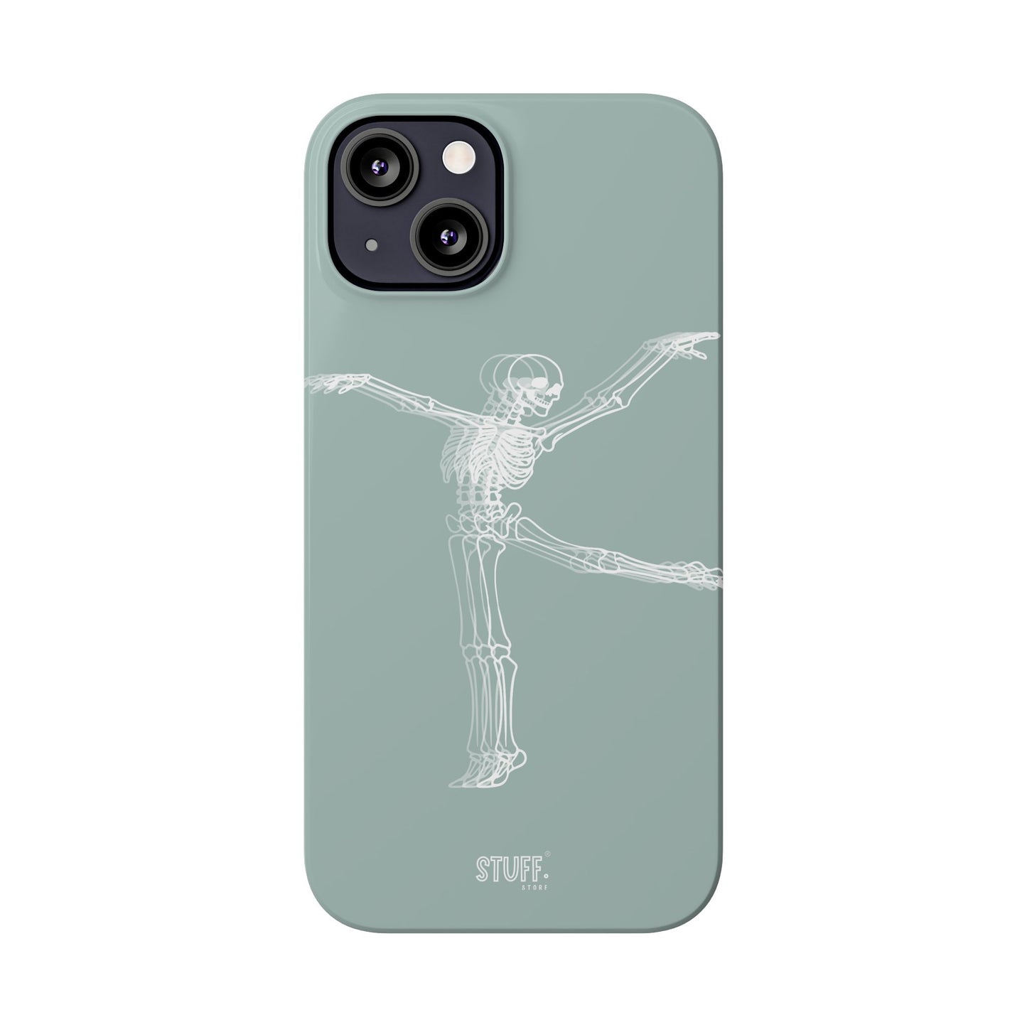 Bone-a-Rina | Coque slim durable et anti-chocs avec Design de Squelette Ballerine