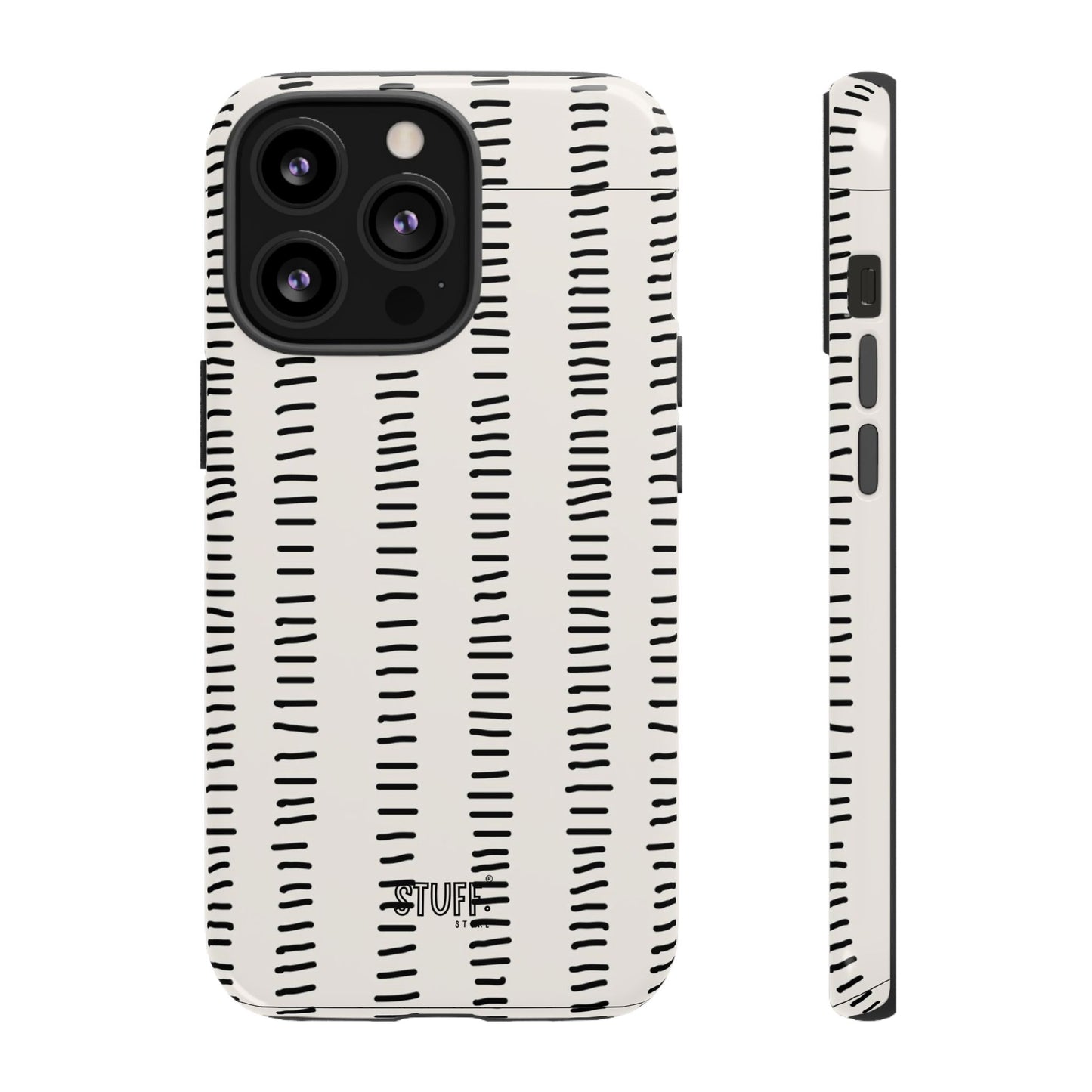 Striped Case | Coque résistante double protection antichoc - Design Minimaliste
