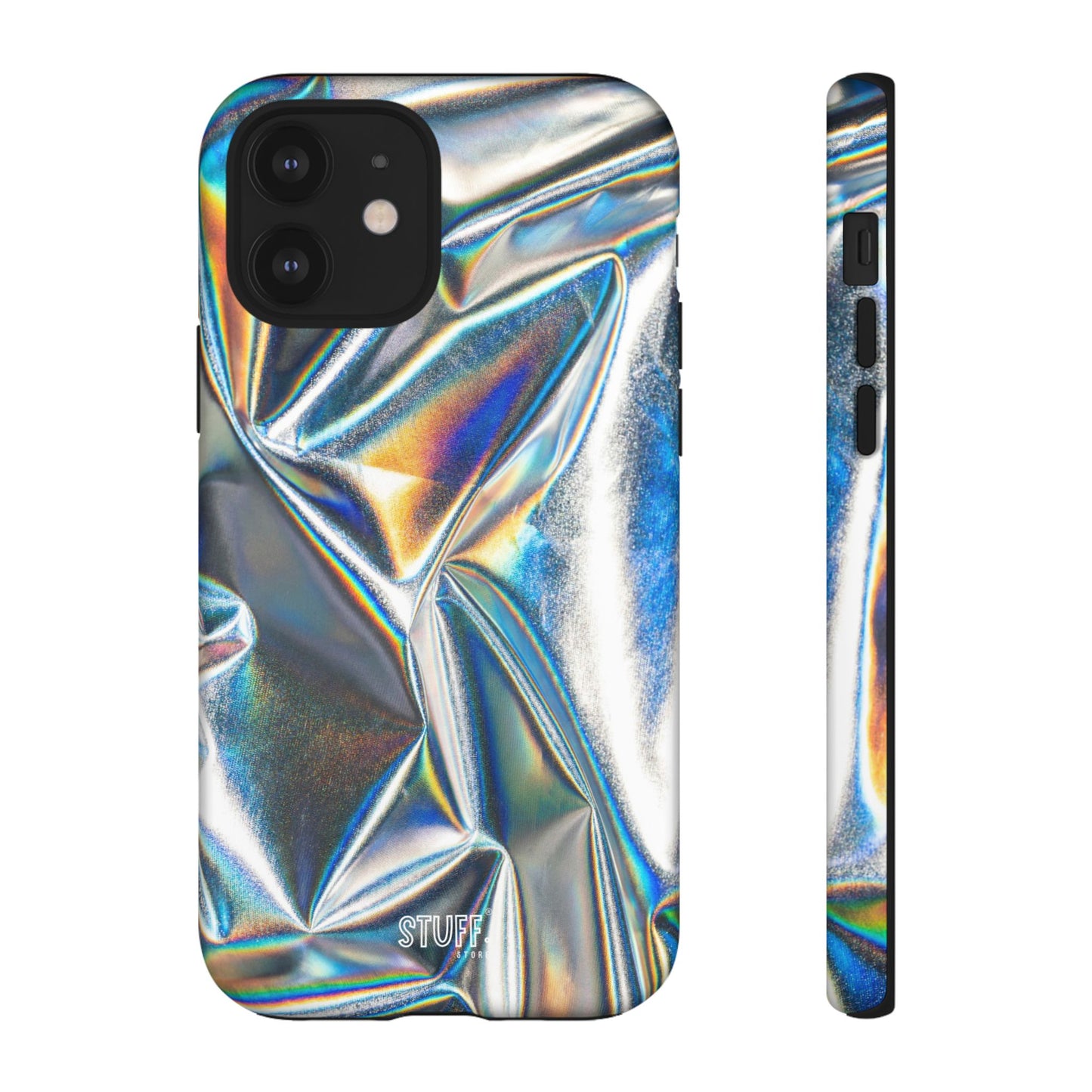 Metallic Case | Coque résistante double protection anti-choc - Effet Métallique