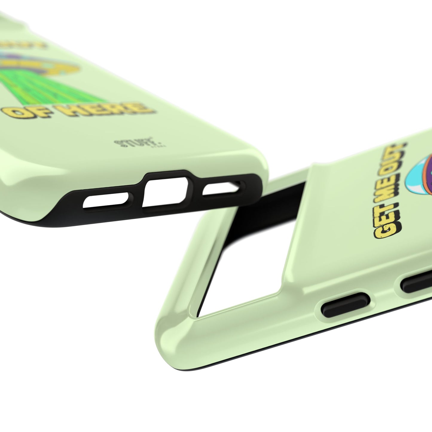 Get Me Out of Here | Coque résistante anti-choc — Vert Menthe