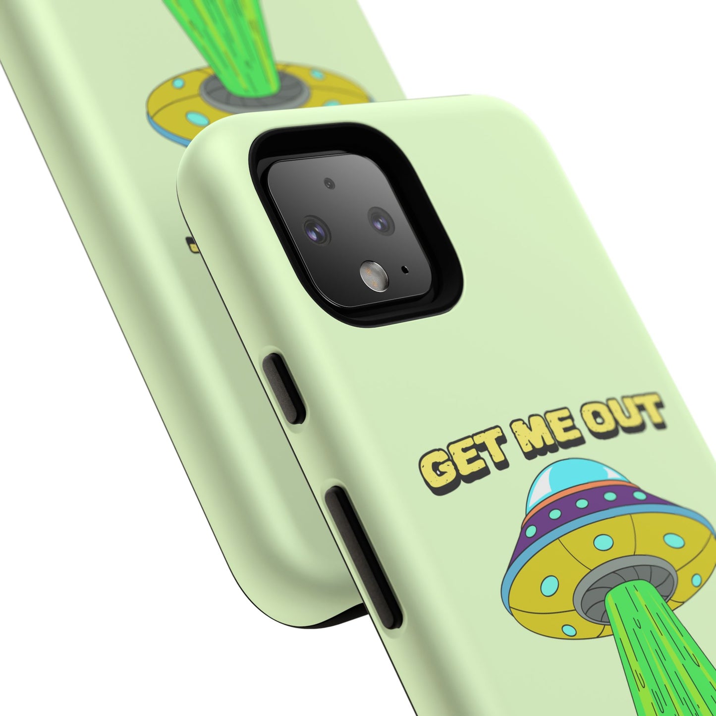Get Me Out of Here | Coque résistante anti-choc — Vert Menthe