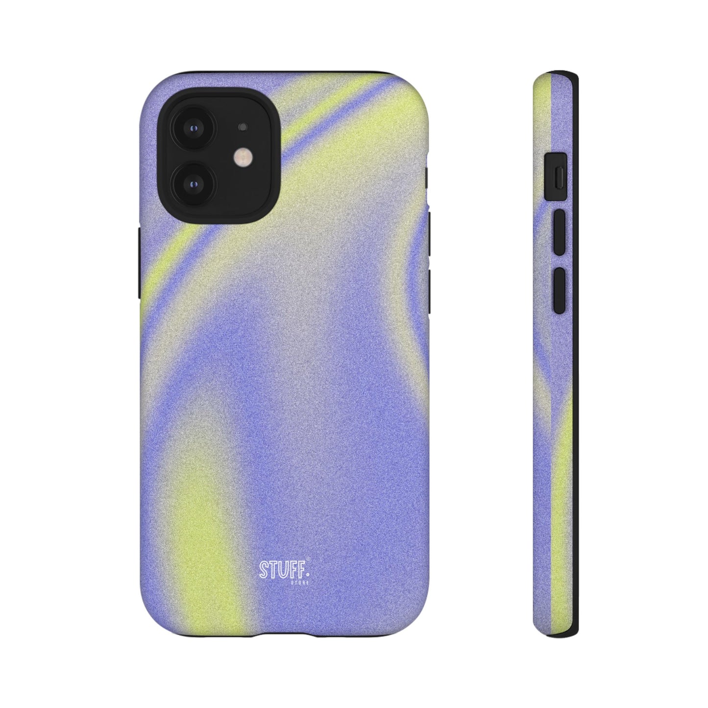 Vibrant Case | Coque résistante double protection anti-choc - Violet & Jaune