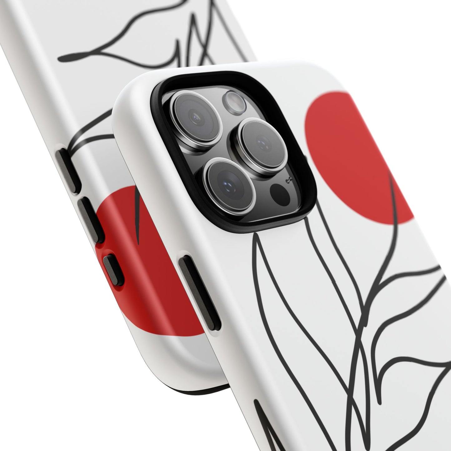 Red Sun Case | Coque résistante double protection avec Design Minimaliste