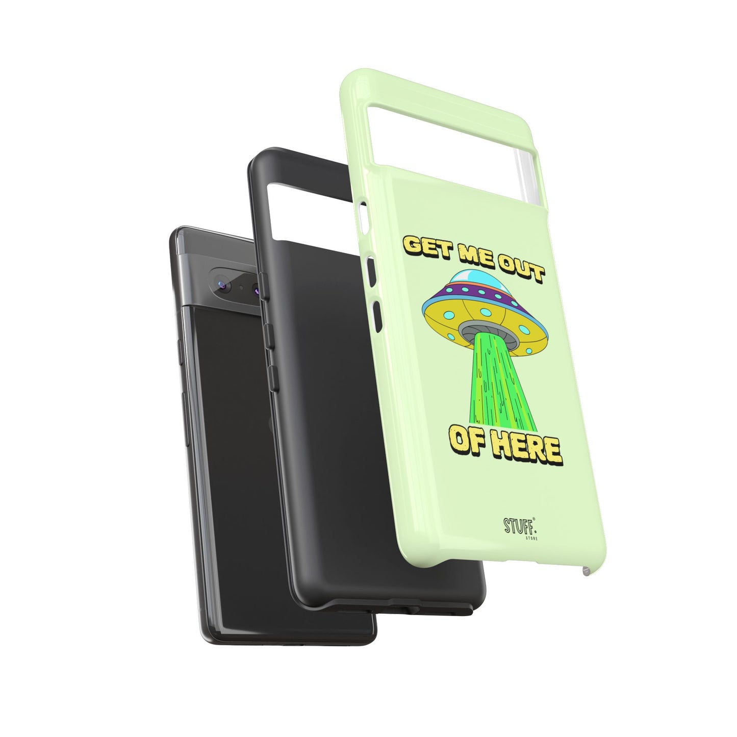 Get Me Out of Here | Coque résistante anti-choc — Vert Menthe