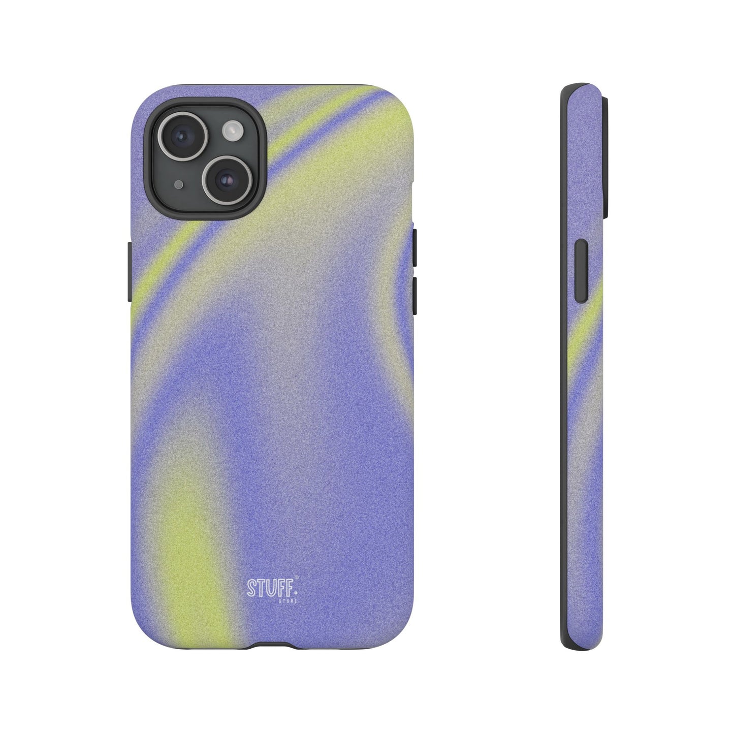 Vibrant Case | Coque résistante double protection anti-choc - Violet & Jaune