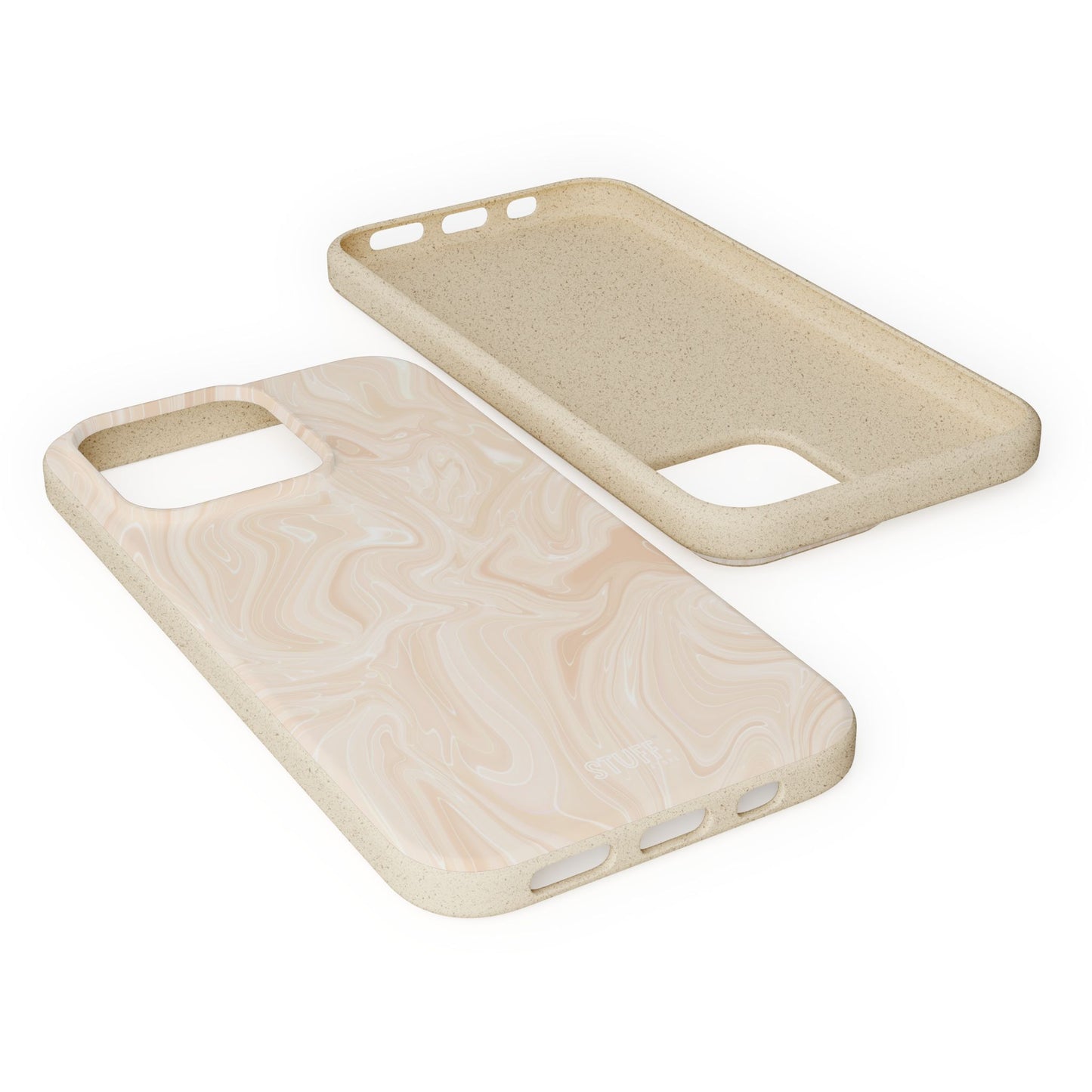 Liquid Marble Case | Coque Eco-Friendly en Bambou et Bioplastique Effet Marbré - Disponible avec Emballage Cadeau