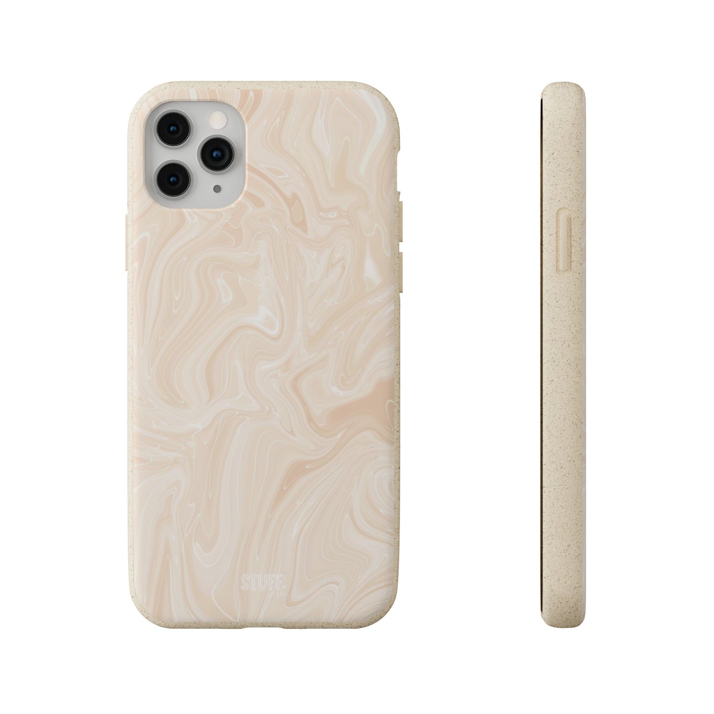 Liquid Marble Case | Coque Eco-Friendly en Bambou et Bioplastique Effet Marbré - Disponible avec Emballage Cadeau
