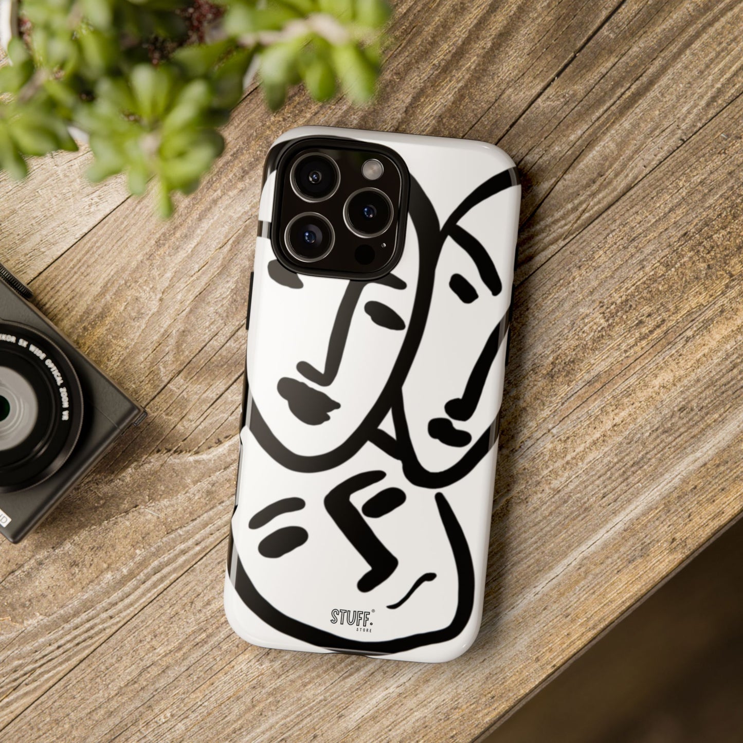 Les Trois Visages | Coque résistante double protection — inspiration Matisse