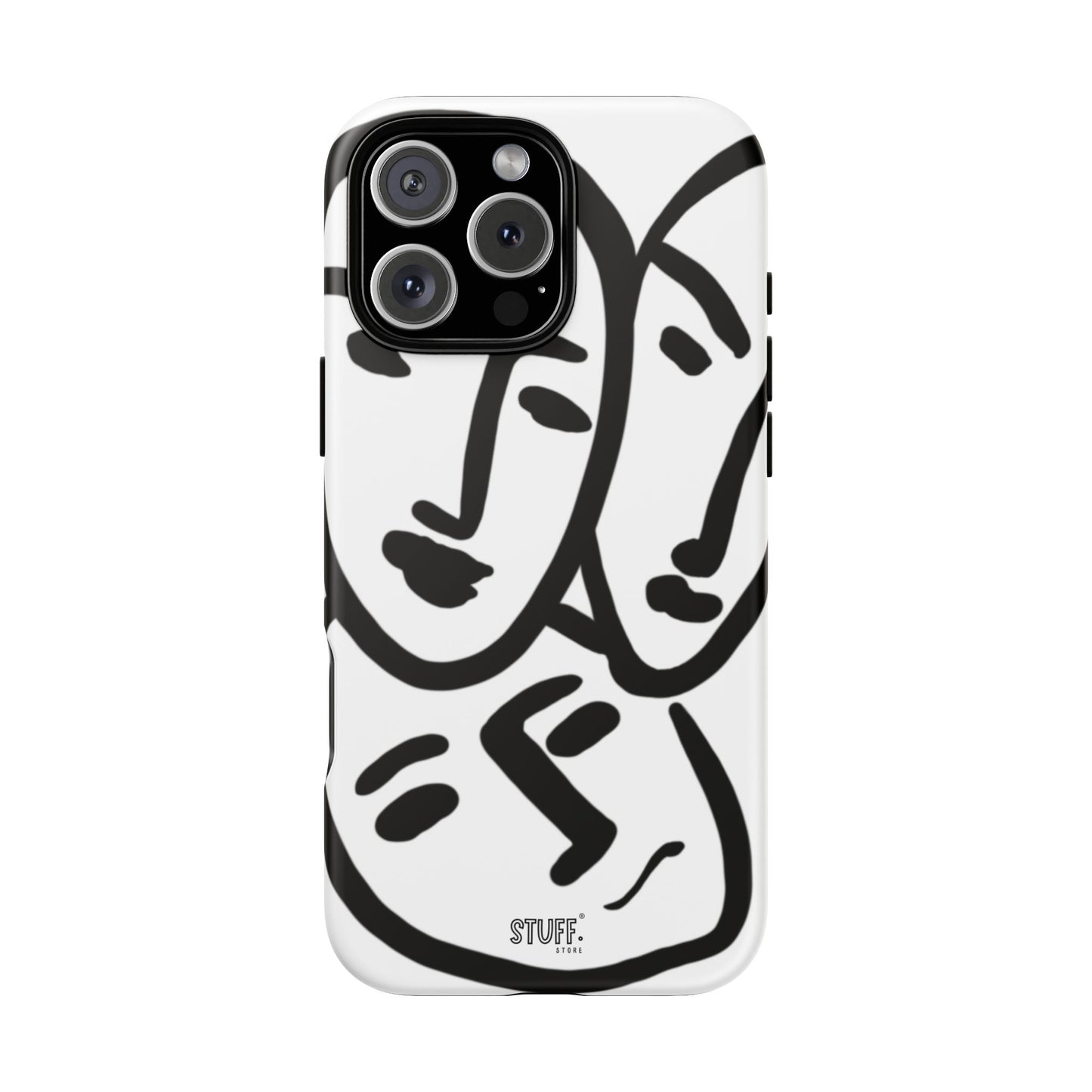 Les Trois Visages | Coque résistante double protection — inspiration Matisse