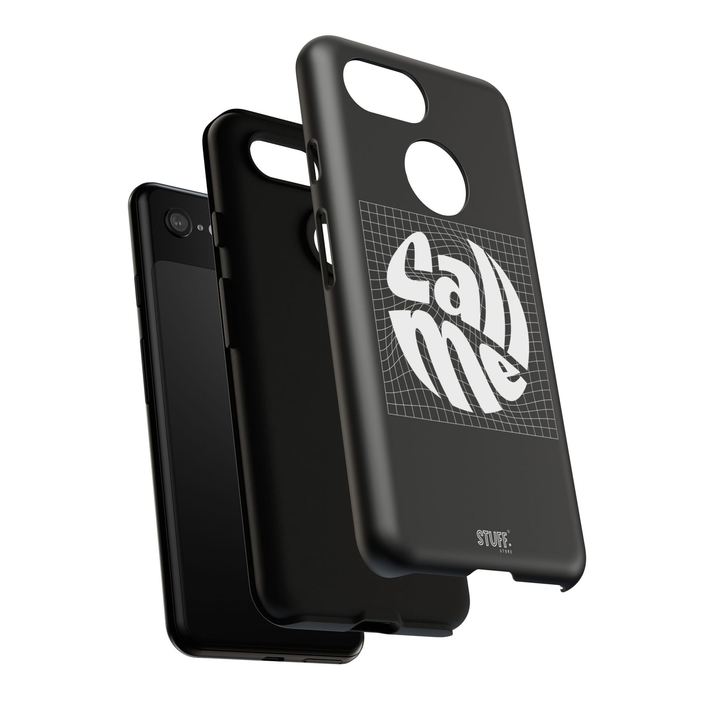 Call Me Case | Coque résistante double protection - Noir Effet Mat