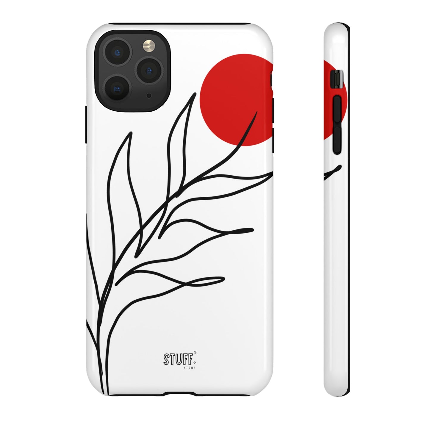 Red Sun Case | Coque résistante double protection avec Design Minimaliste