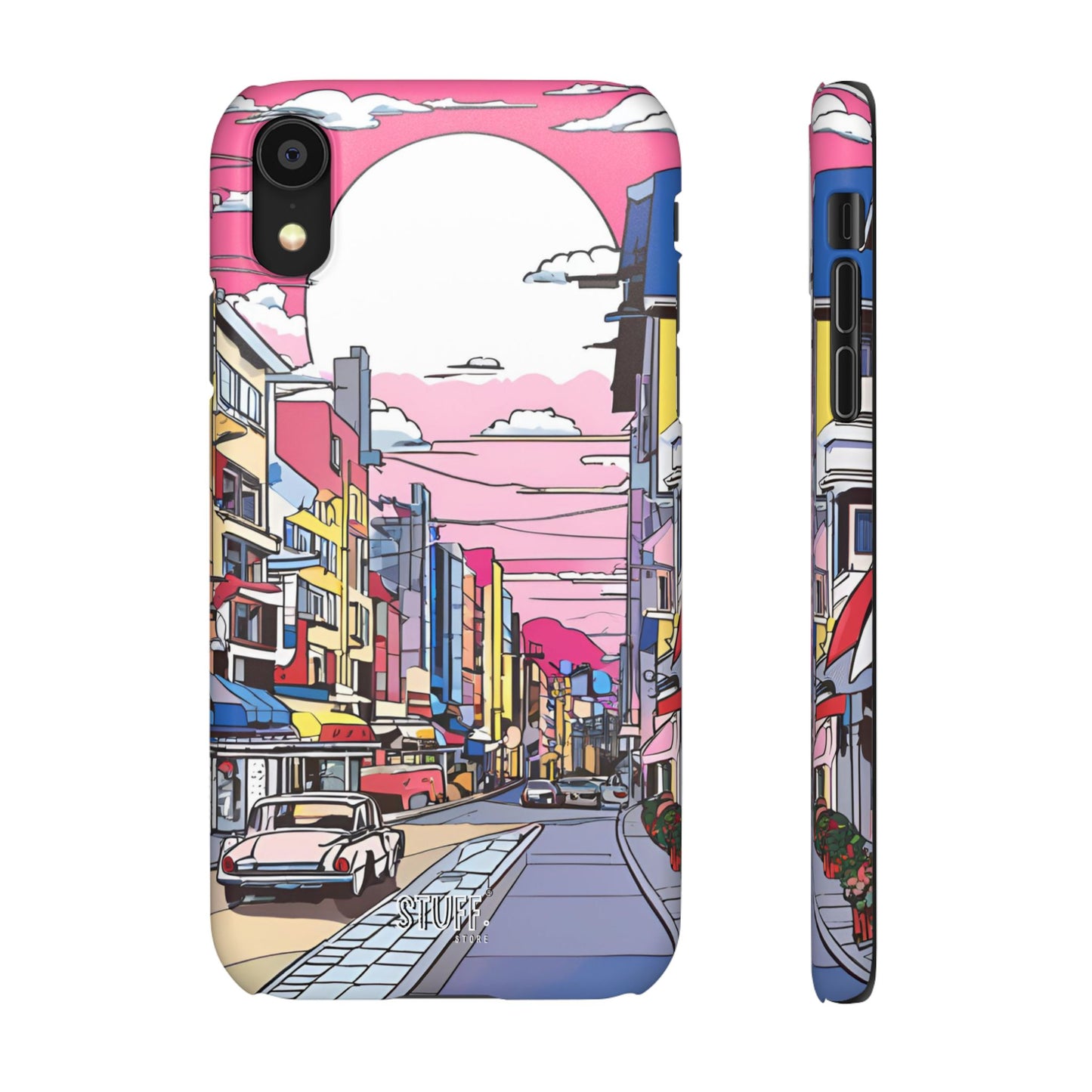 Pop Art Sunset | Coque snap légère et résistante inspiration Lichtenstein