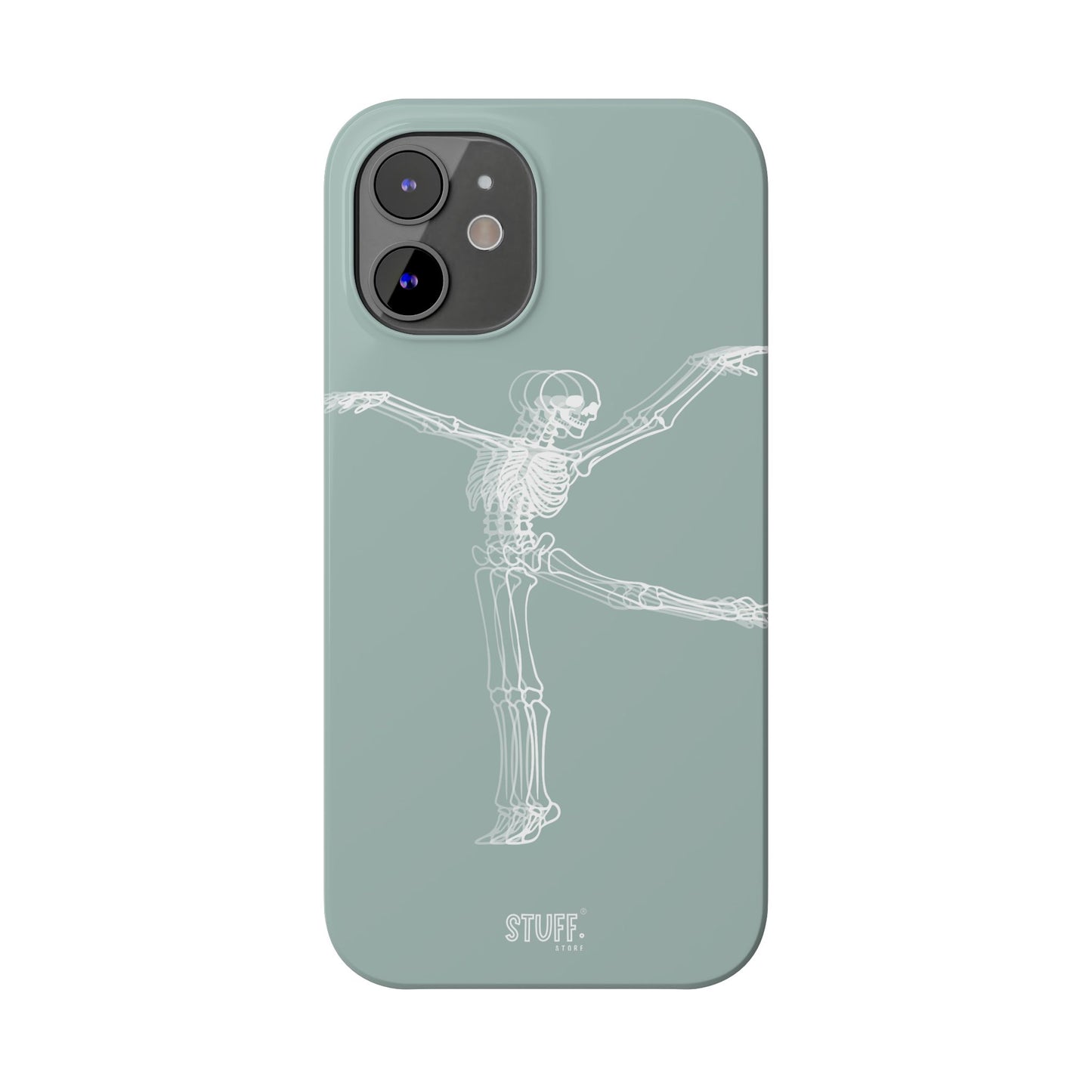 Bone-a-Rina | Coque slim durable et anti-chocs avec Design de Squelette Ballerine