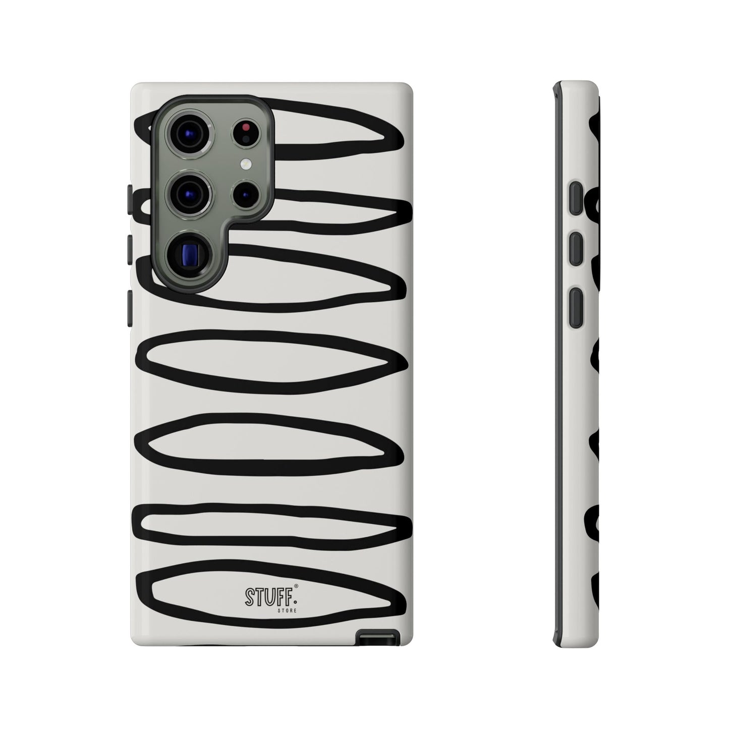 Loopy Case | Coque résistante double protection - Motif cercles abstraits
