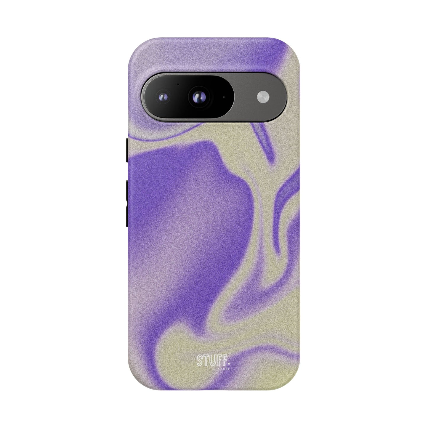 Swirly Case | Coque résistante double protection - Motif vague pourpre