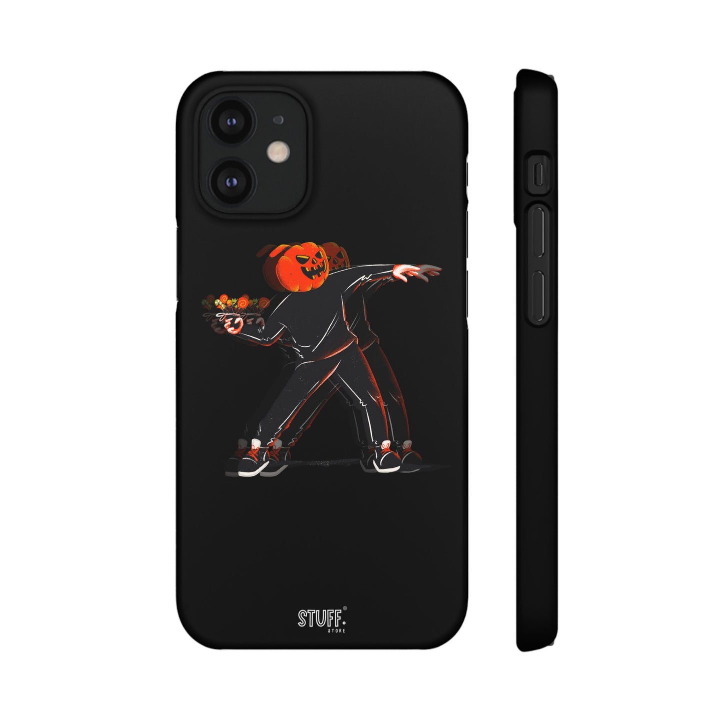 Pumpksy | Coque snap légère et résistante inspiration Banksy – Noir