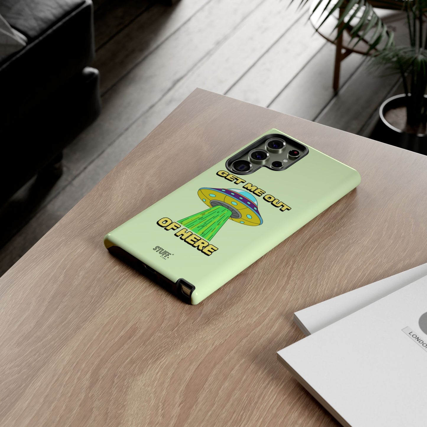Get Me Out of Here | Coque résistante anti-choc — Vert Menthe