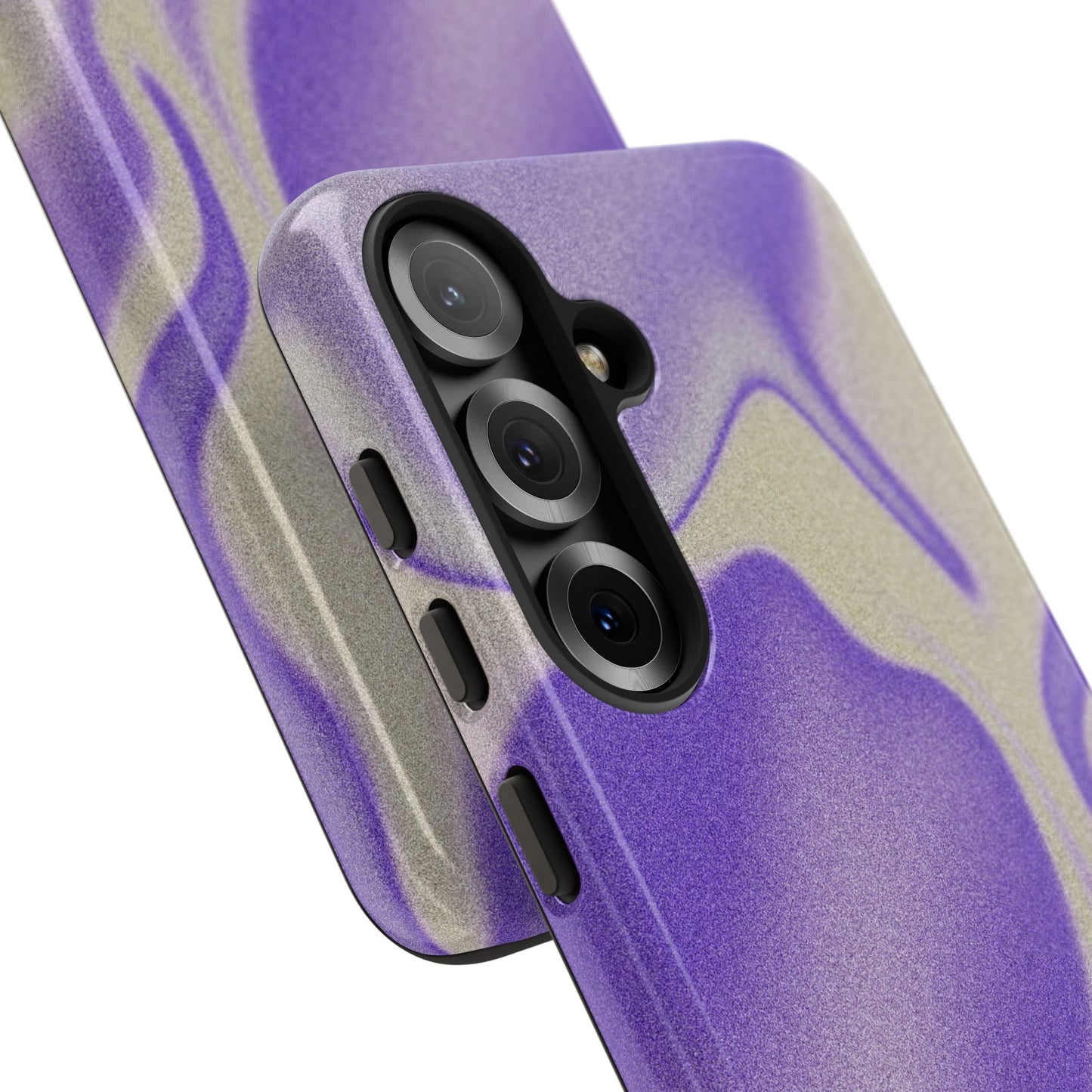Swirly Case | Coque résistante double protection - Motif vague pourpre