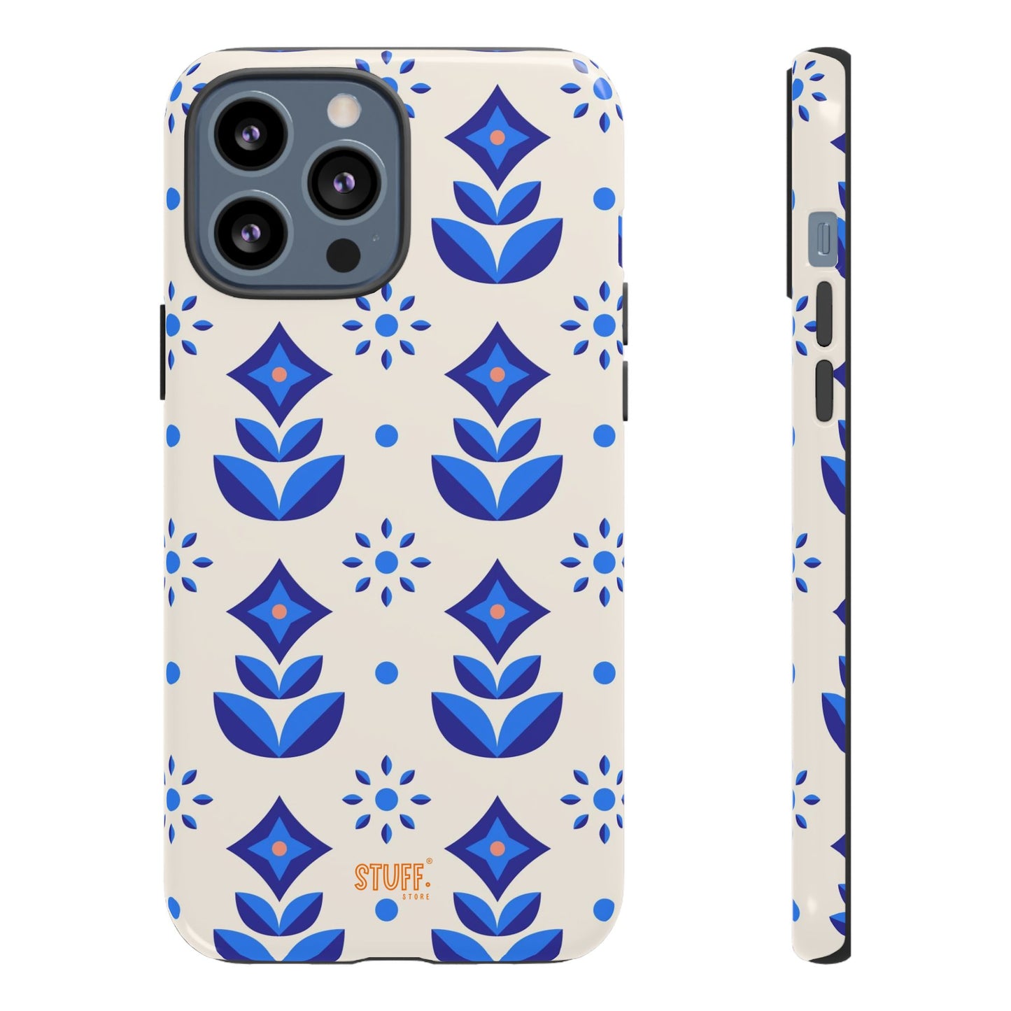 Floral Case | Coque résistante double protection avec Design Fleuri