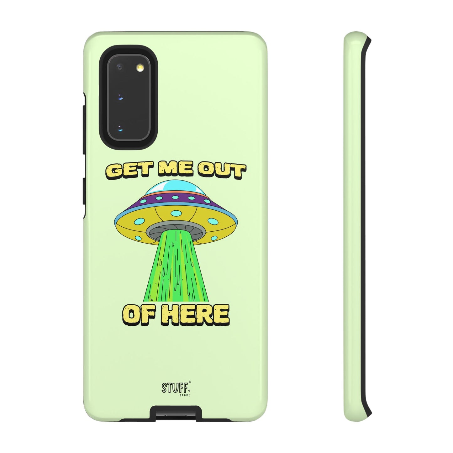 Get Me Out of Here | Coque résistante anti-choc — Vert Menthe