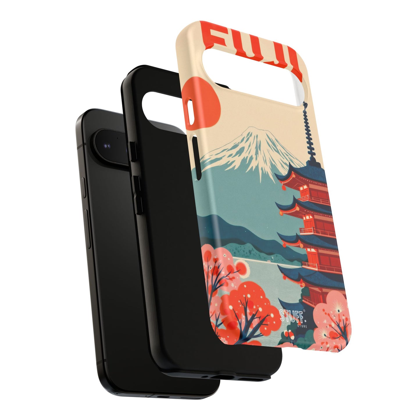 Fuji Case | Coque résistante double protection avec Design Mont Fuji
