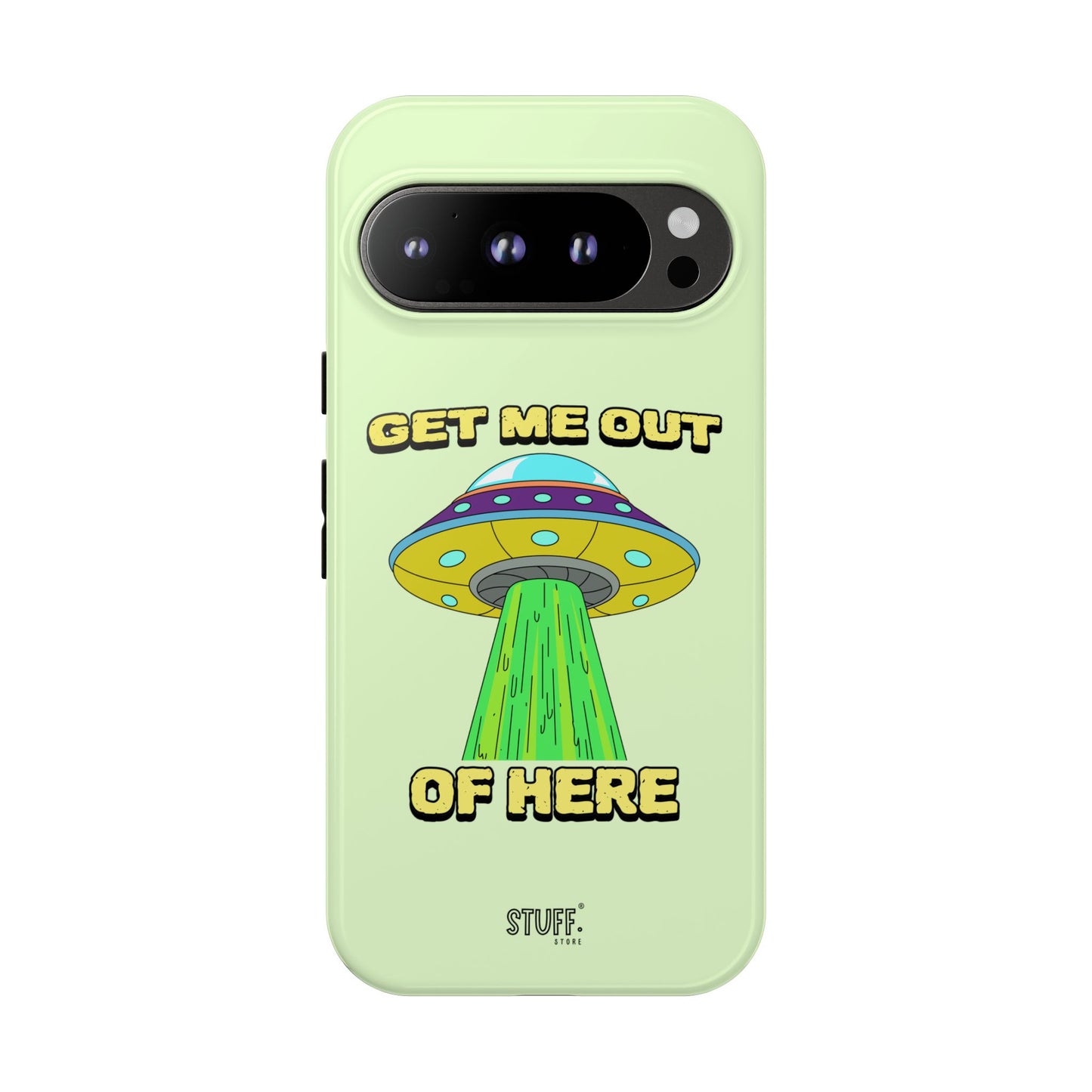 Get Me Out of Here | Coque résistante anti-choc — Vert Menthe