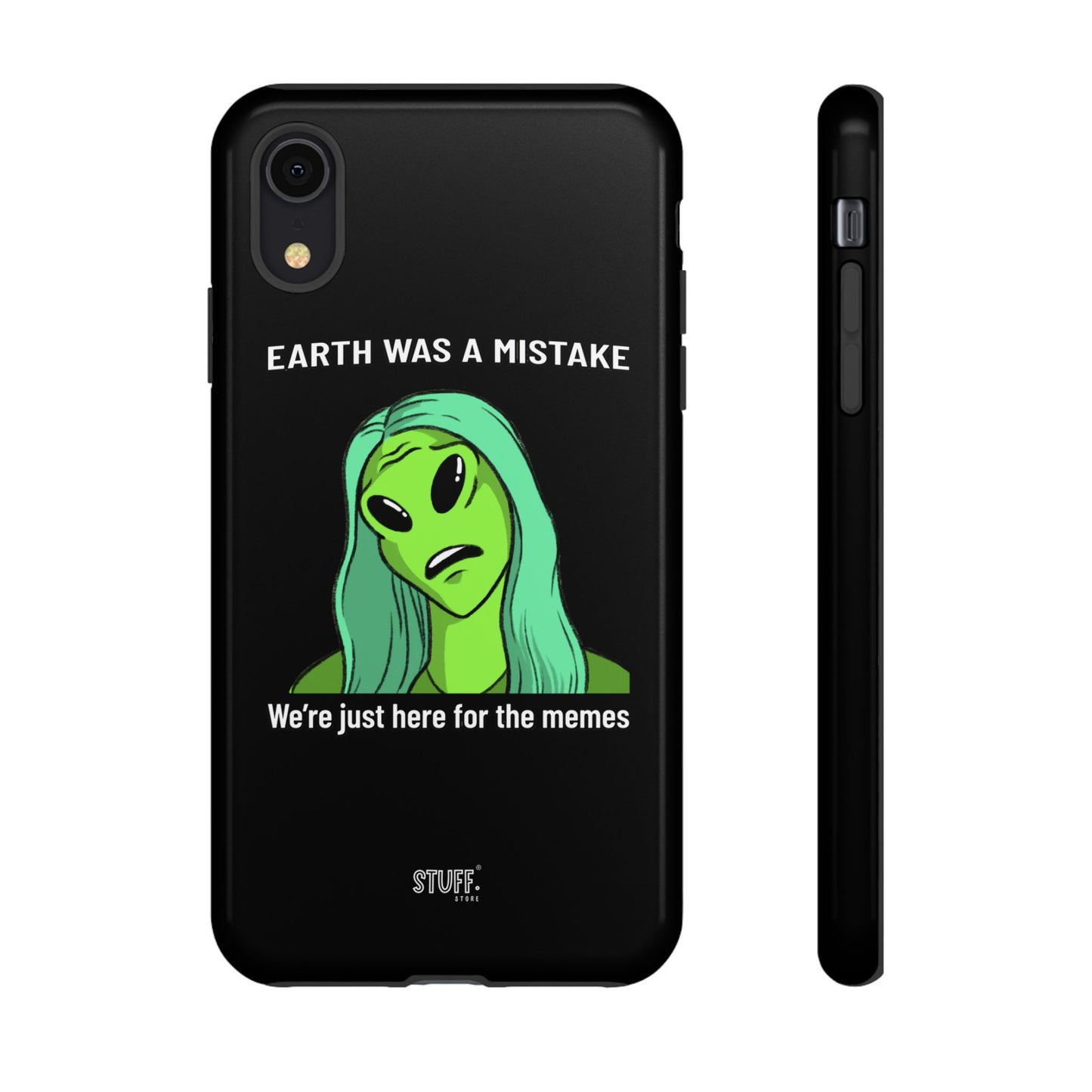 Meme Liking Alien Case | Coque résistante double protection pour les amateurs de Pop Culture