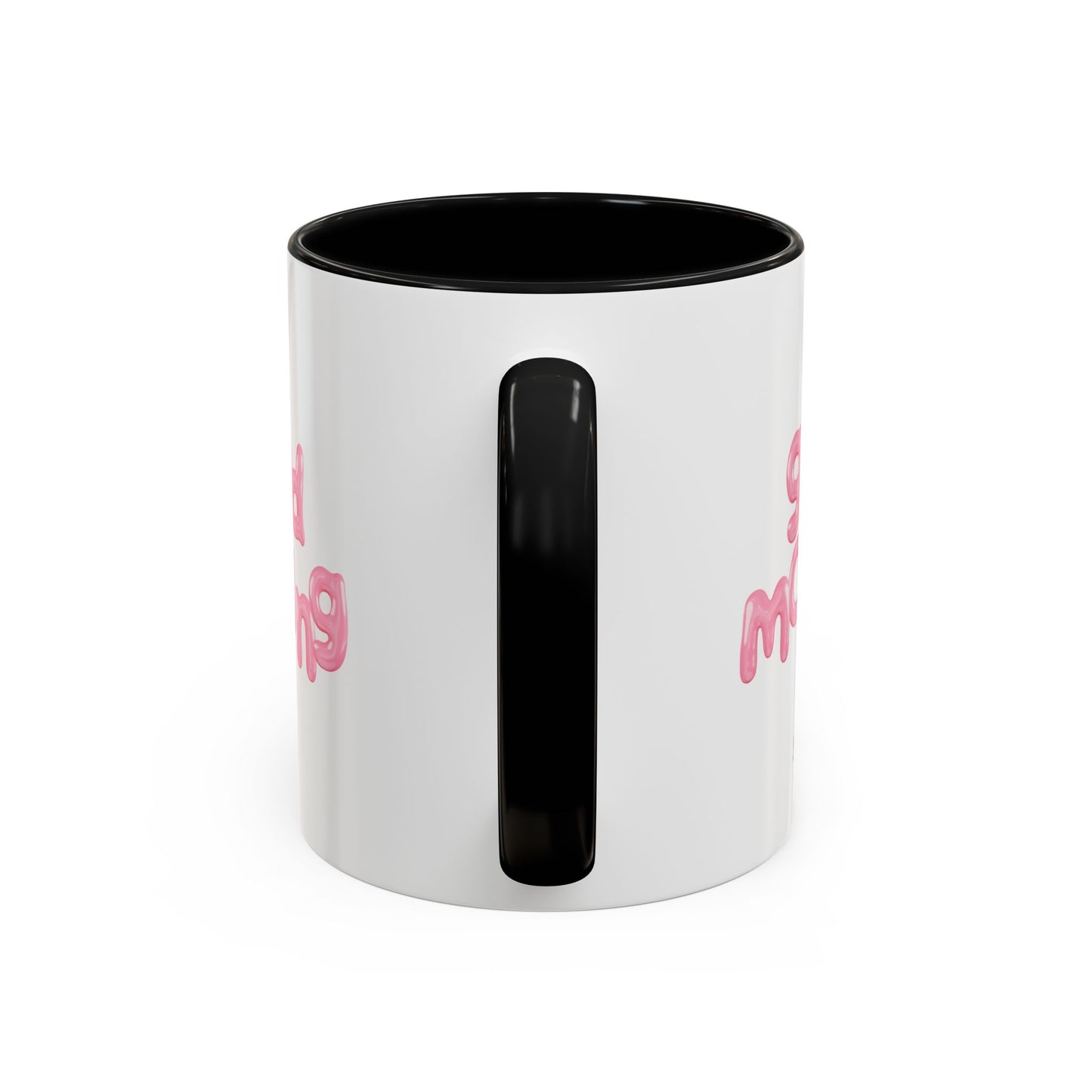 Balloon Cup | Two-tone ceramic mug with "balloon" lettering - 330ml