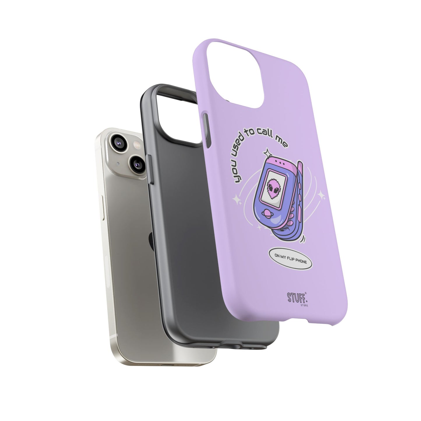 Flip Phone Case | Coque résistante double protection avec Design Y2K