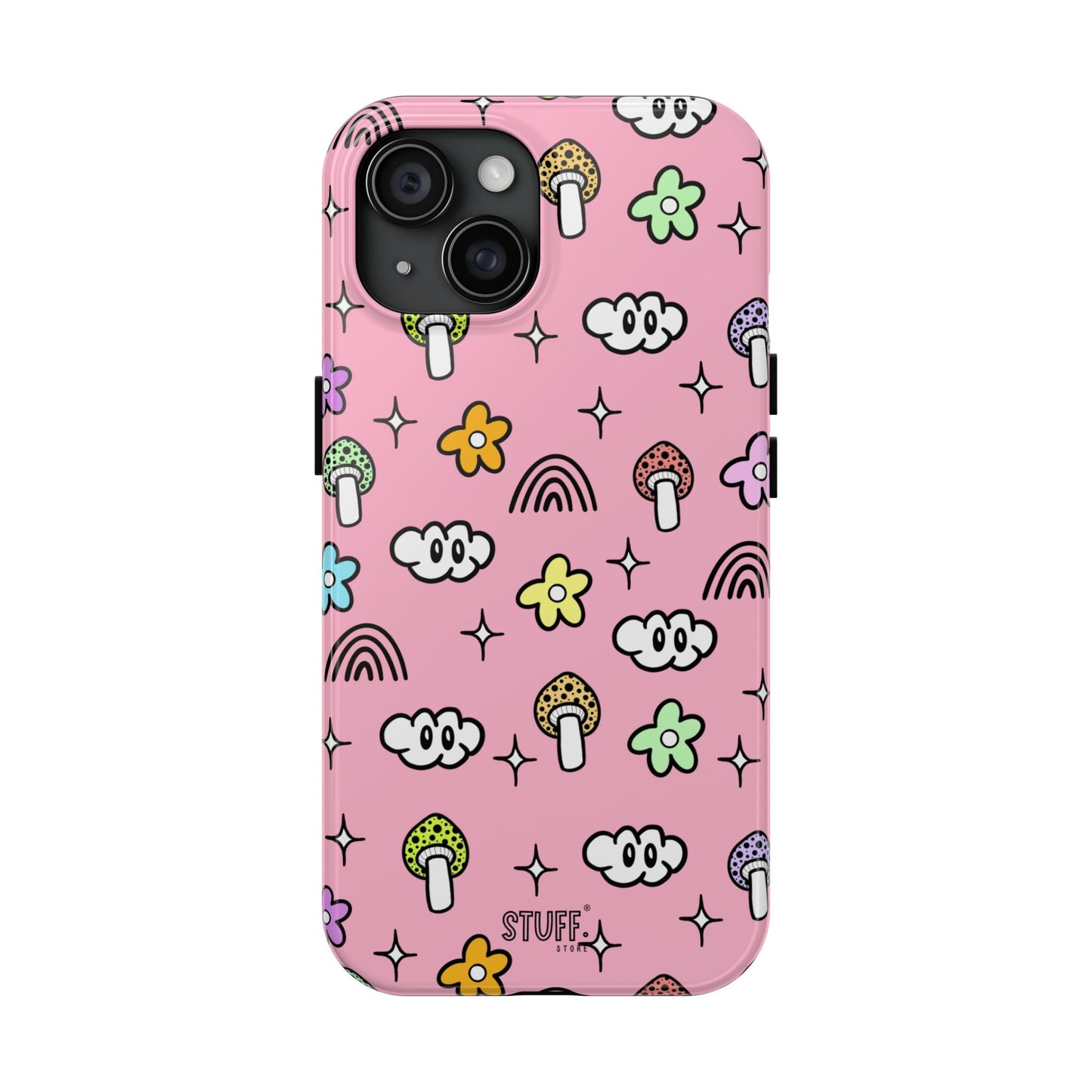Pixie Case | Coque résistante double protection | Pixie Collection - Pink Matte Effect
