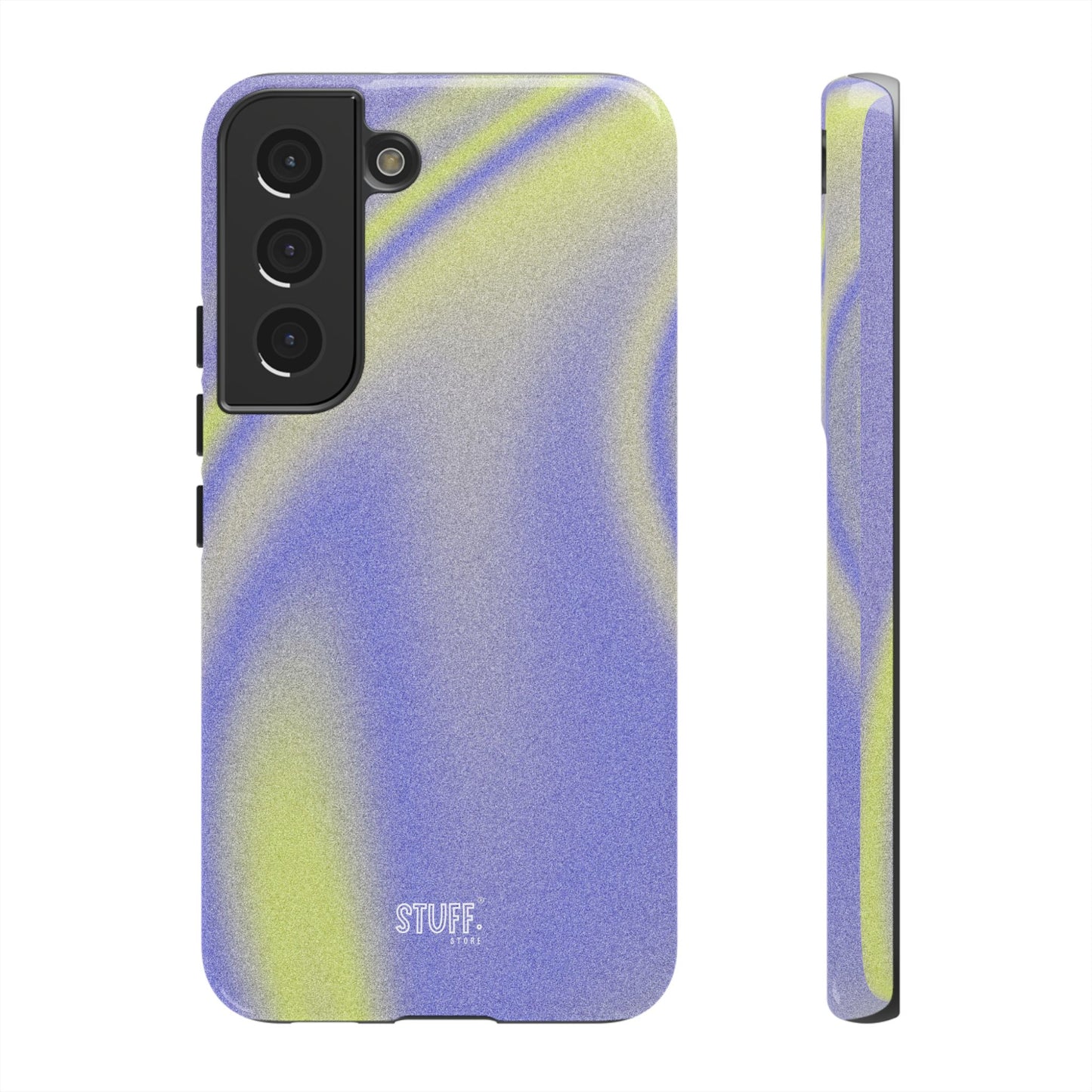 Vibrant Case | Coque résistante double protection anti-choc - Violet & Jaune