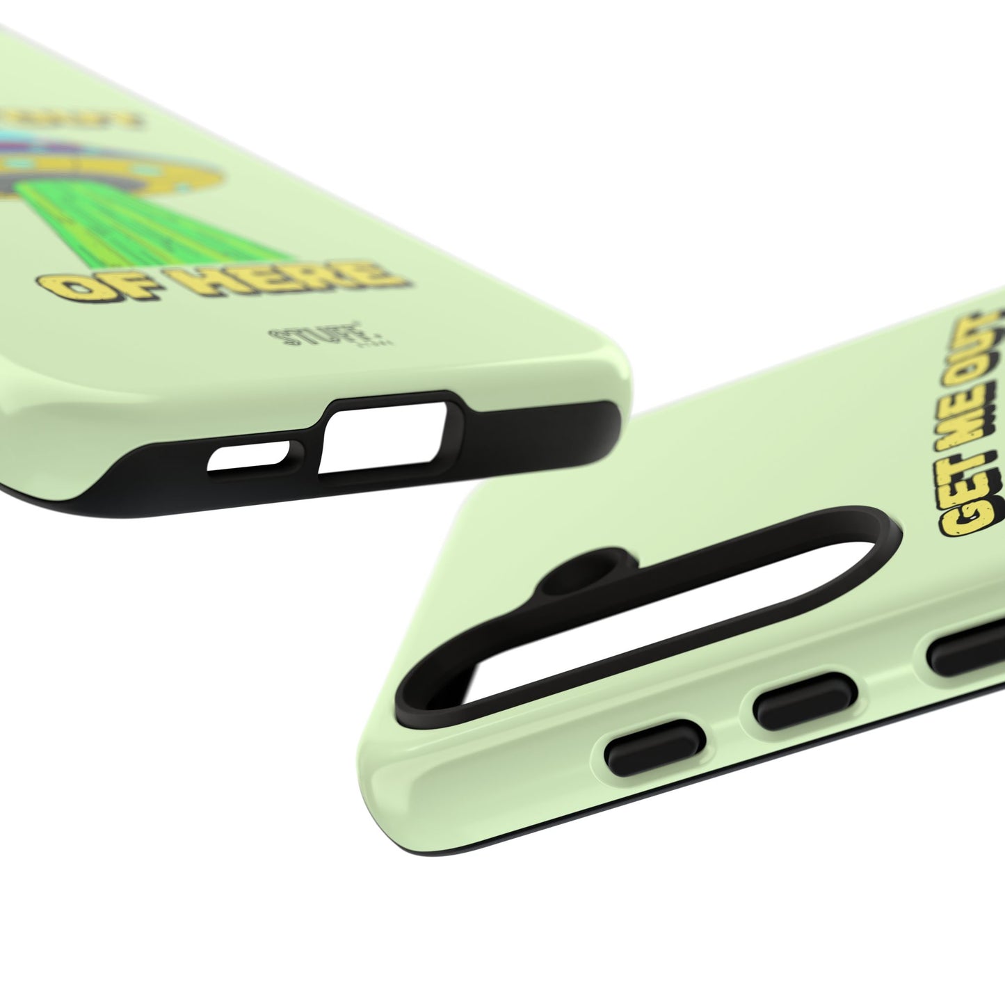Get Me Out of Here | Coque résistante anti-choc — Vert Menthe