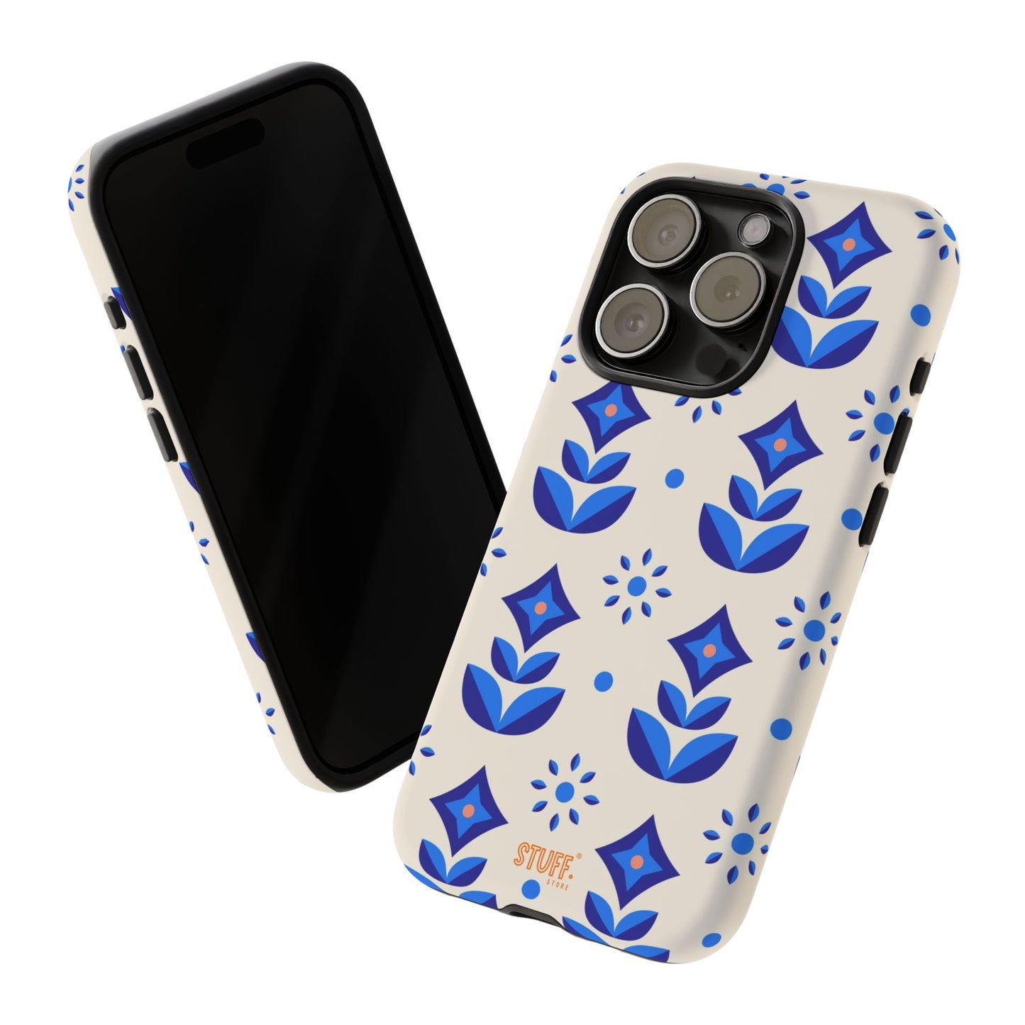 Floral Case | Coque résistante double protection avec Design Fleuri